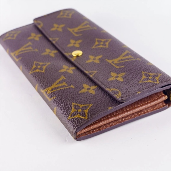 Louis Vuitton LV Long Wallet Monogram 7.4x4.2in Portefeuil Sarah With Box #A1037 - Picture 6 of 16